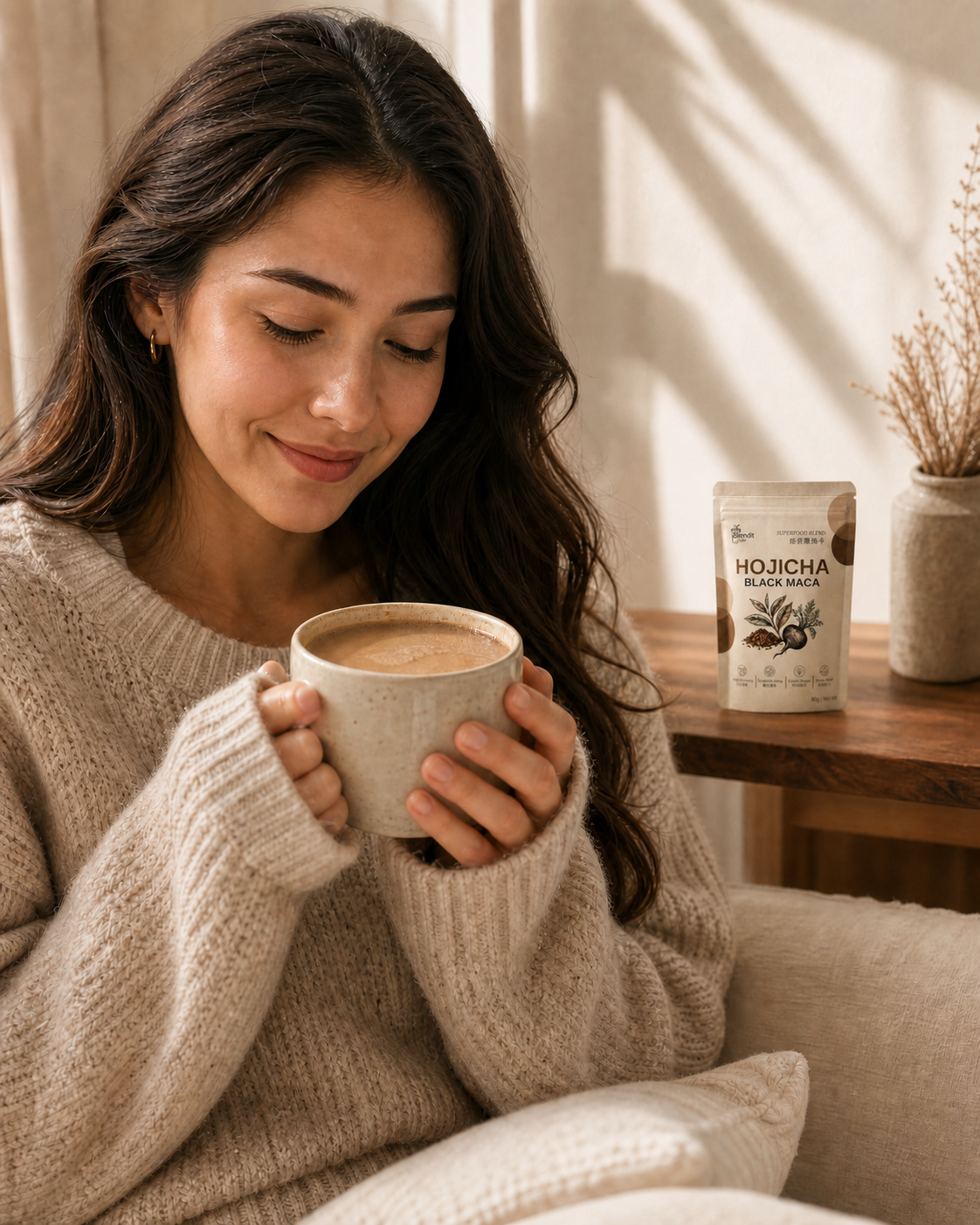 焙茶黑瑪卡粉 HOJICHA BLACK MACA POWDER