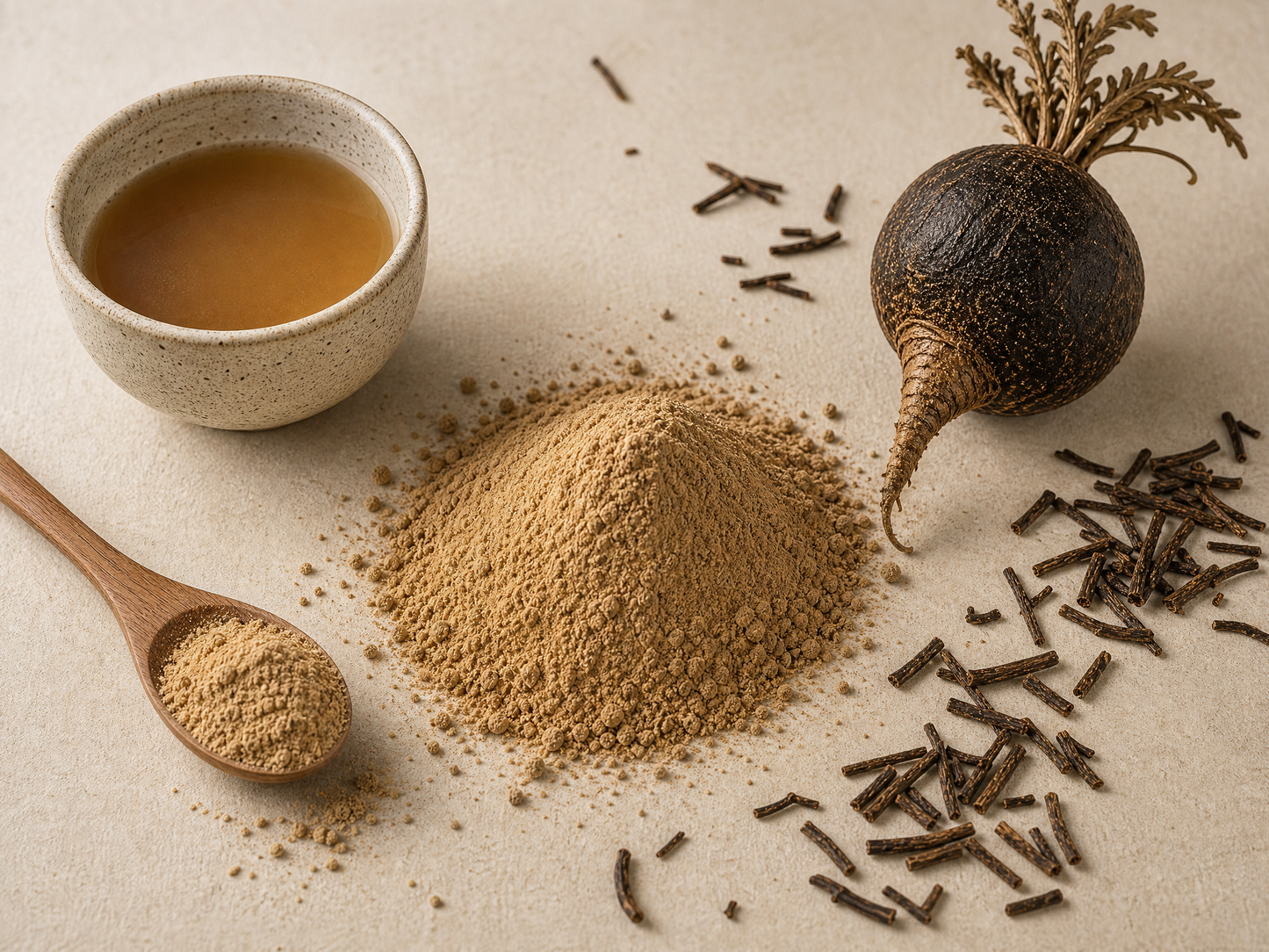 焙茶黑瑪卡粉 HOJICHA BLACK MACA POWDER