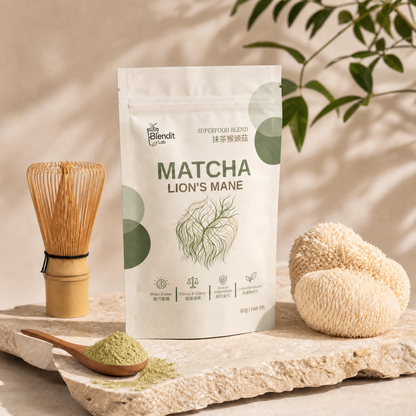 抹茶猴頭菇粉 MATCHA LION'S MANE POWDER