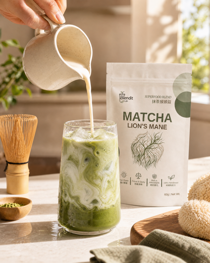 抹茶猴頭菇粉 MATCHA LION'S MANE POWDER