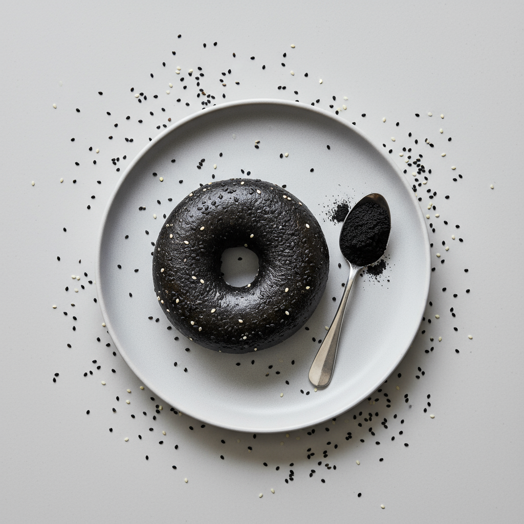 Blendit 香港手工竹炭黑芝麻貝果，超低糖 (0.5g) 無油烘焙