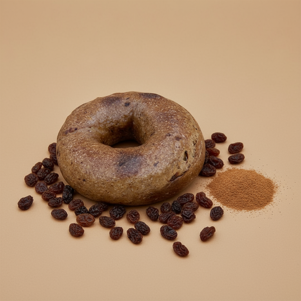 Blendit 香港經典肉桂提子貝果，手工無油低糖配方