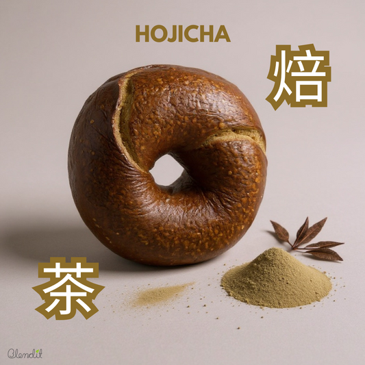 Blendit 香港日本靜岡焙茶貝果，超低糖 (0.9g) 無油烘焙