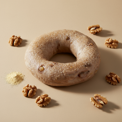 黑瑪卡核桃貝果健康承諾_無油低糖零添加_超級食物配方