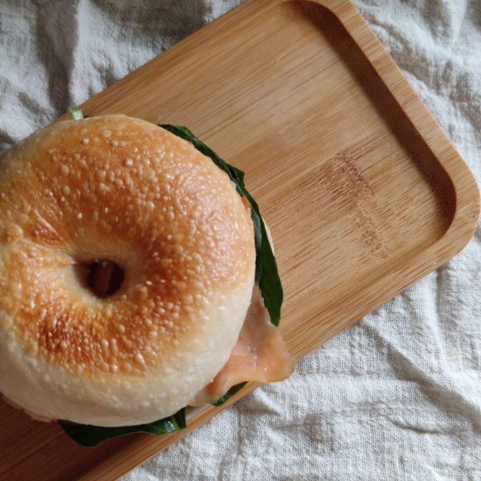 原味貝果三文治，萬用百搭的健康早餐