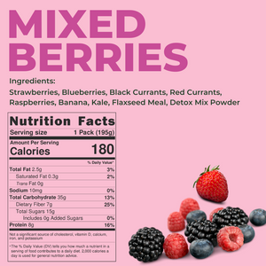Mixed Berries Detox Smoothie Pack