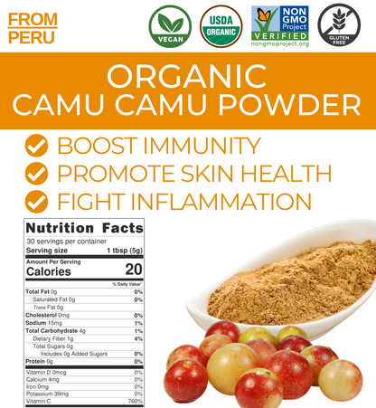 ORGANIC CAMU CAMU POWDER