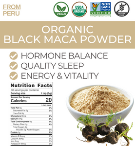 ORGANIC BLACK MACA POWDER