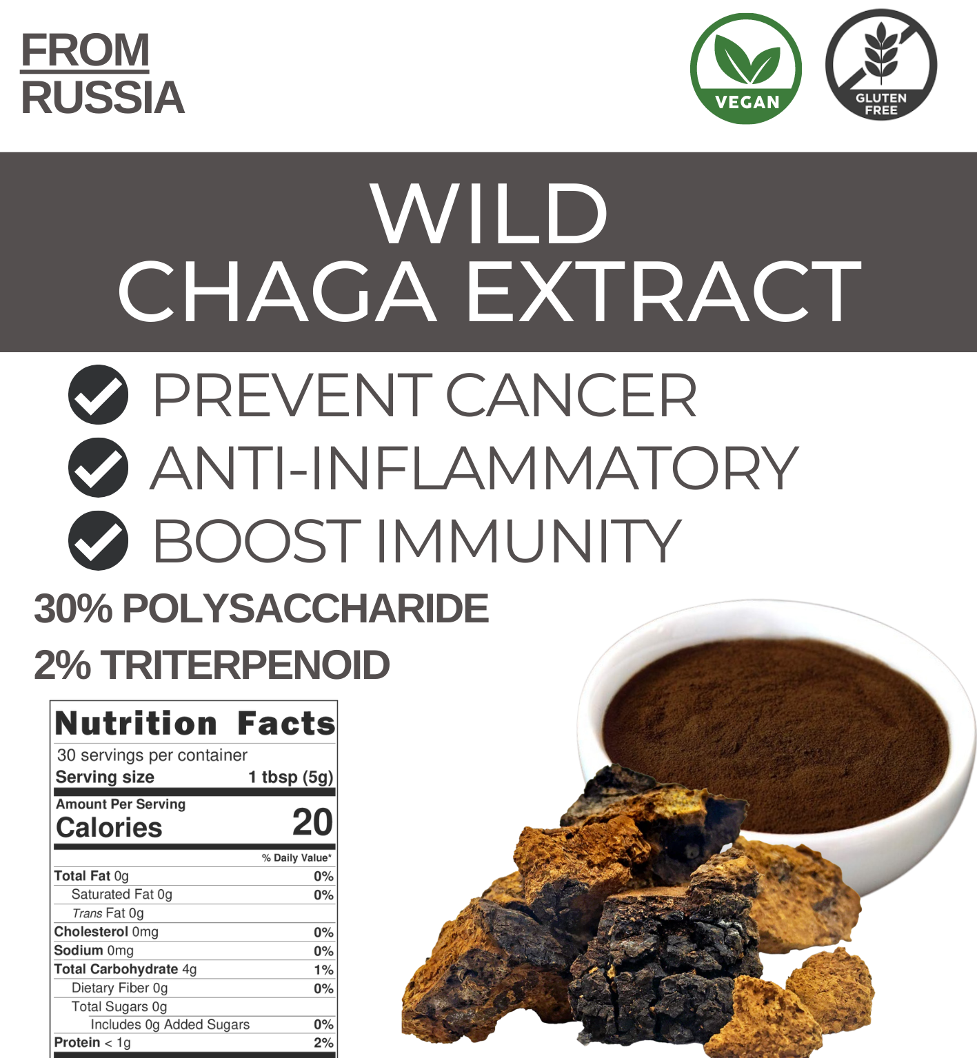 WILD CHAGA EXTRACTS
